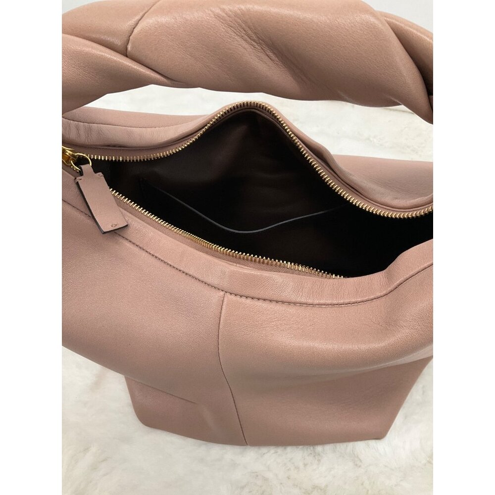 Valentino Garavani Roman Stud Medium Lambskin Leather Hobo Bag - Picture 16 of 16